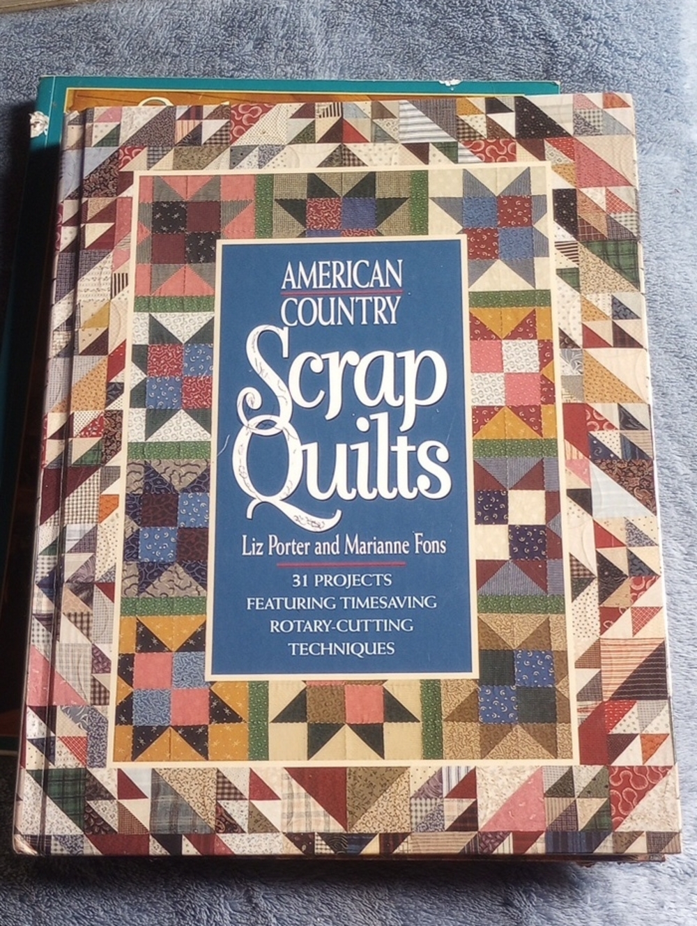 American Country Scrap Quilts Book - Multi Color